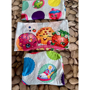 Twin Size Shopkins Sheet Set